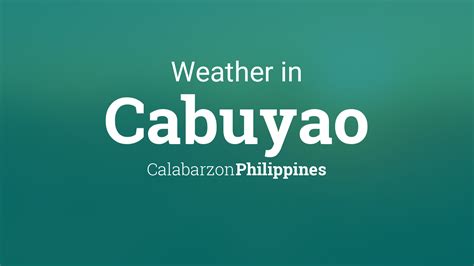 weather in cabuyao today|Weather for Cabuyao, Philippines .
